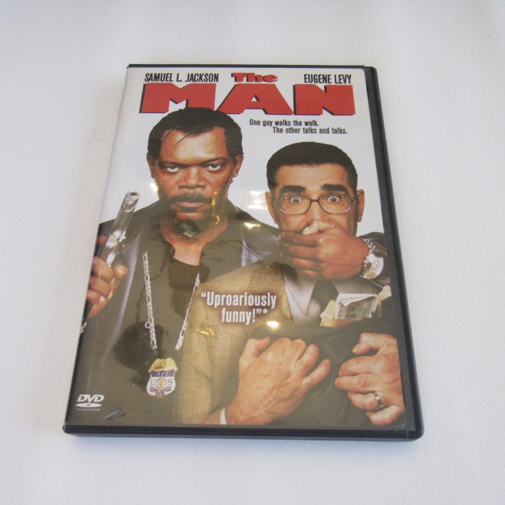 The Man DVD Samuel‎ L Jackson Eugene Levy Comedy Action 2005 Widescreen PG-13